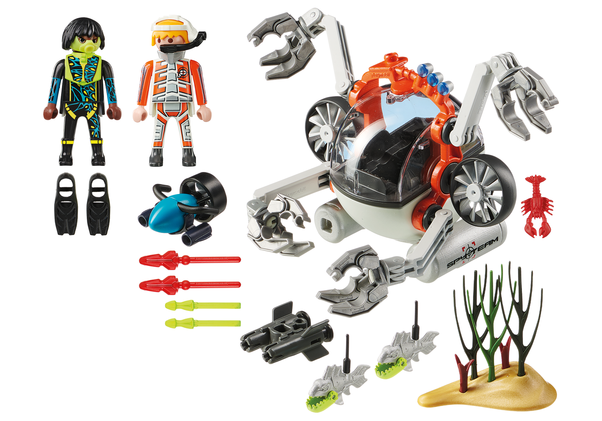 Playmobil Spaceman Boy Robot UNRECORDED UNPLAYED Top