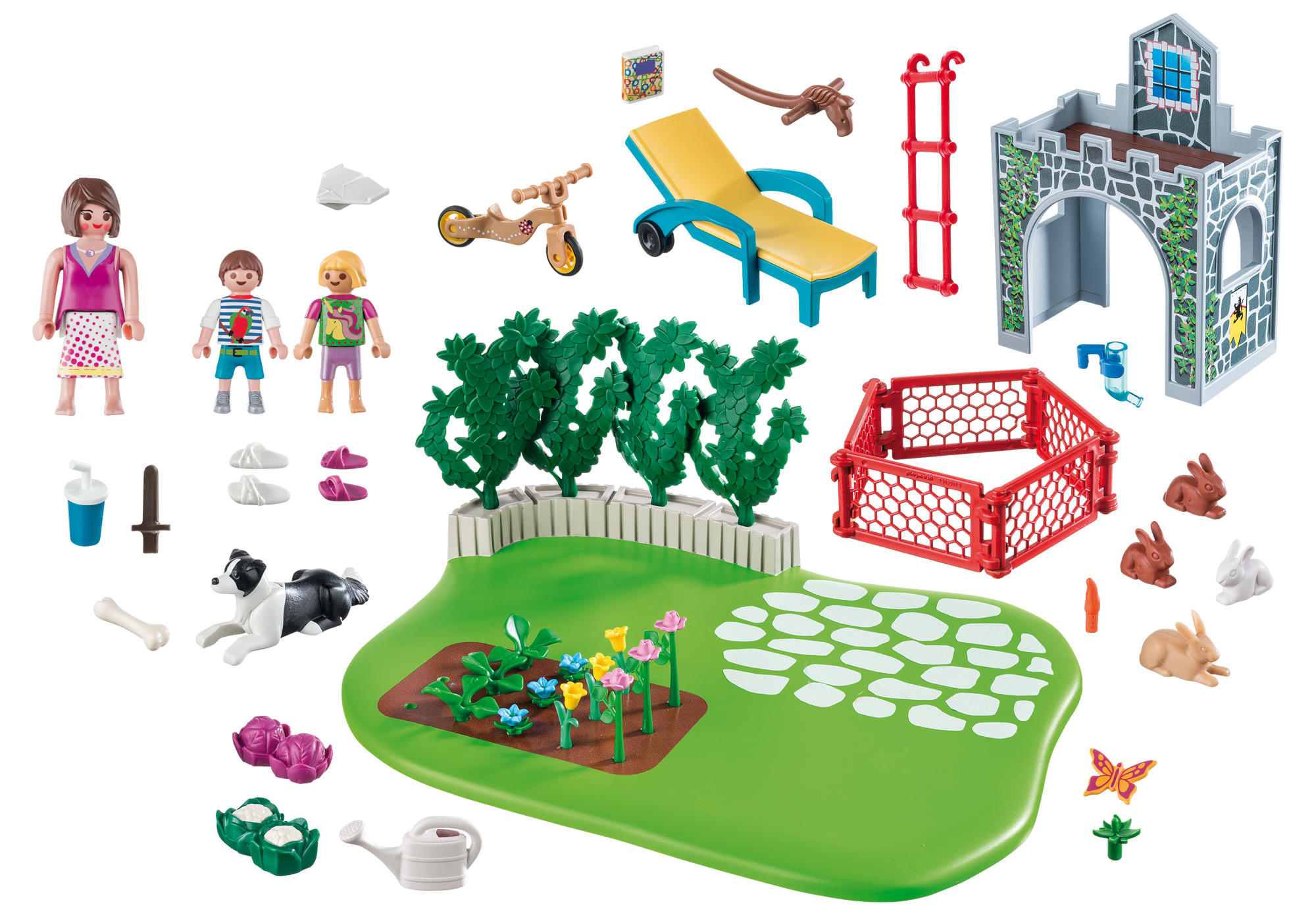 playmobil garden set