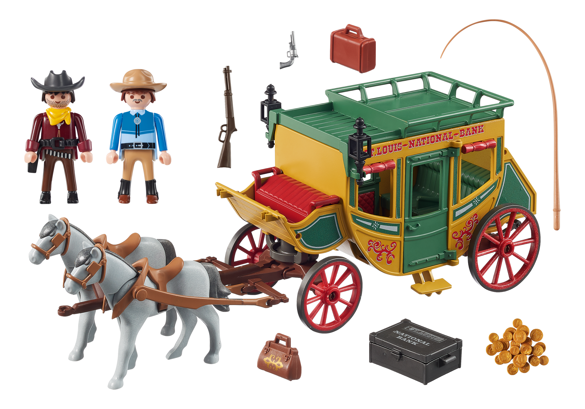 playmobil diligence western