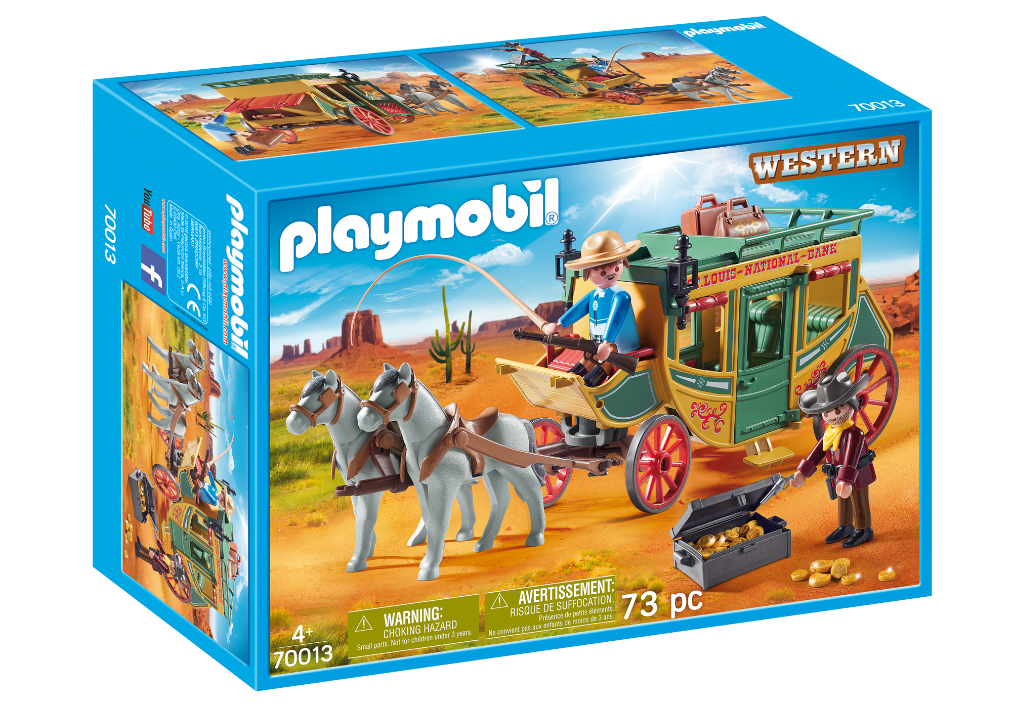 playmobil diligence du far west