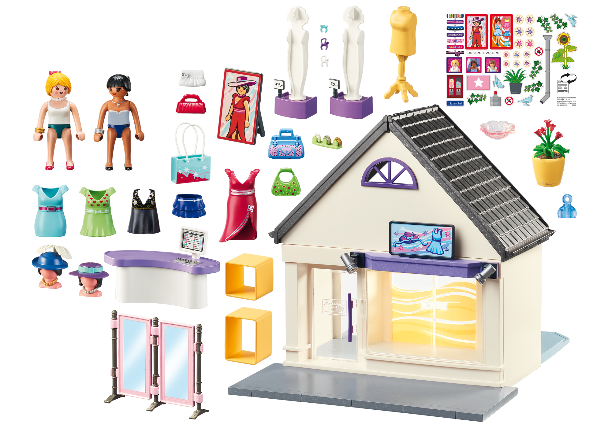 playmobil city life fashion boutique