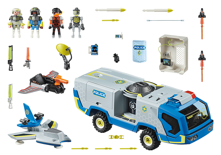 70018 Galaxy Police-Truck detail image 3