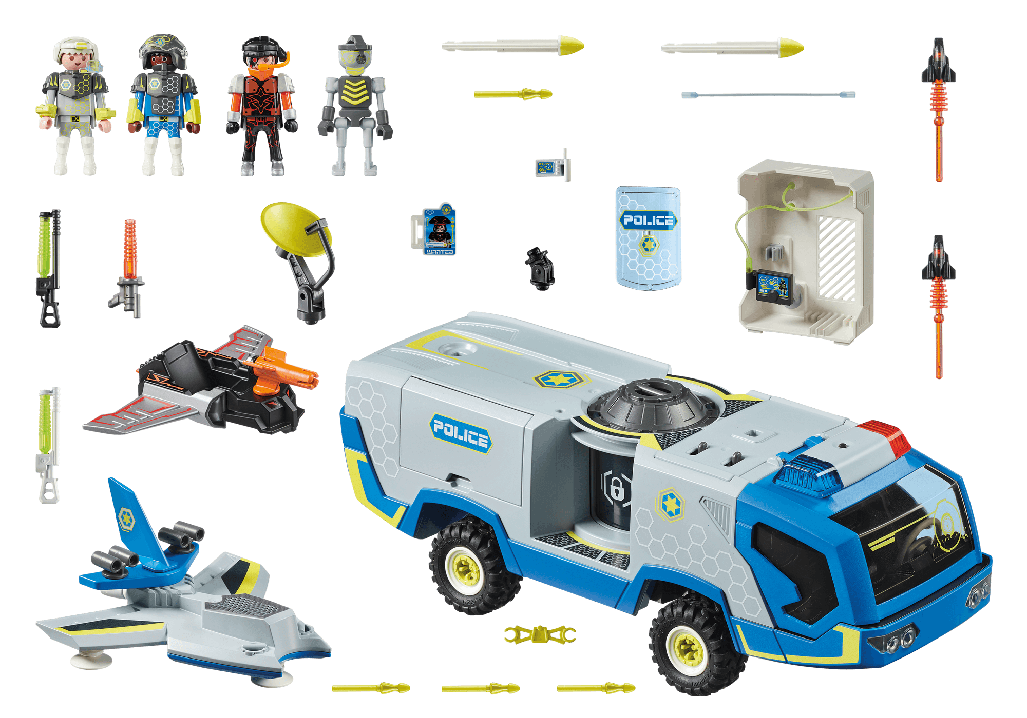 camion policia playmobil