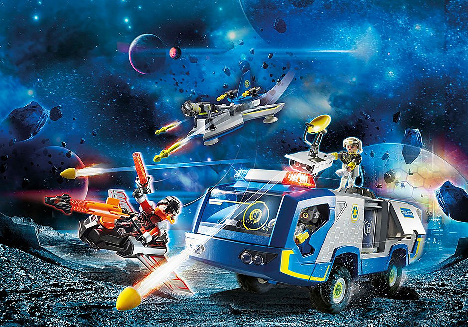 70018 Galaxy Police Truck detail image 1