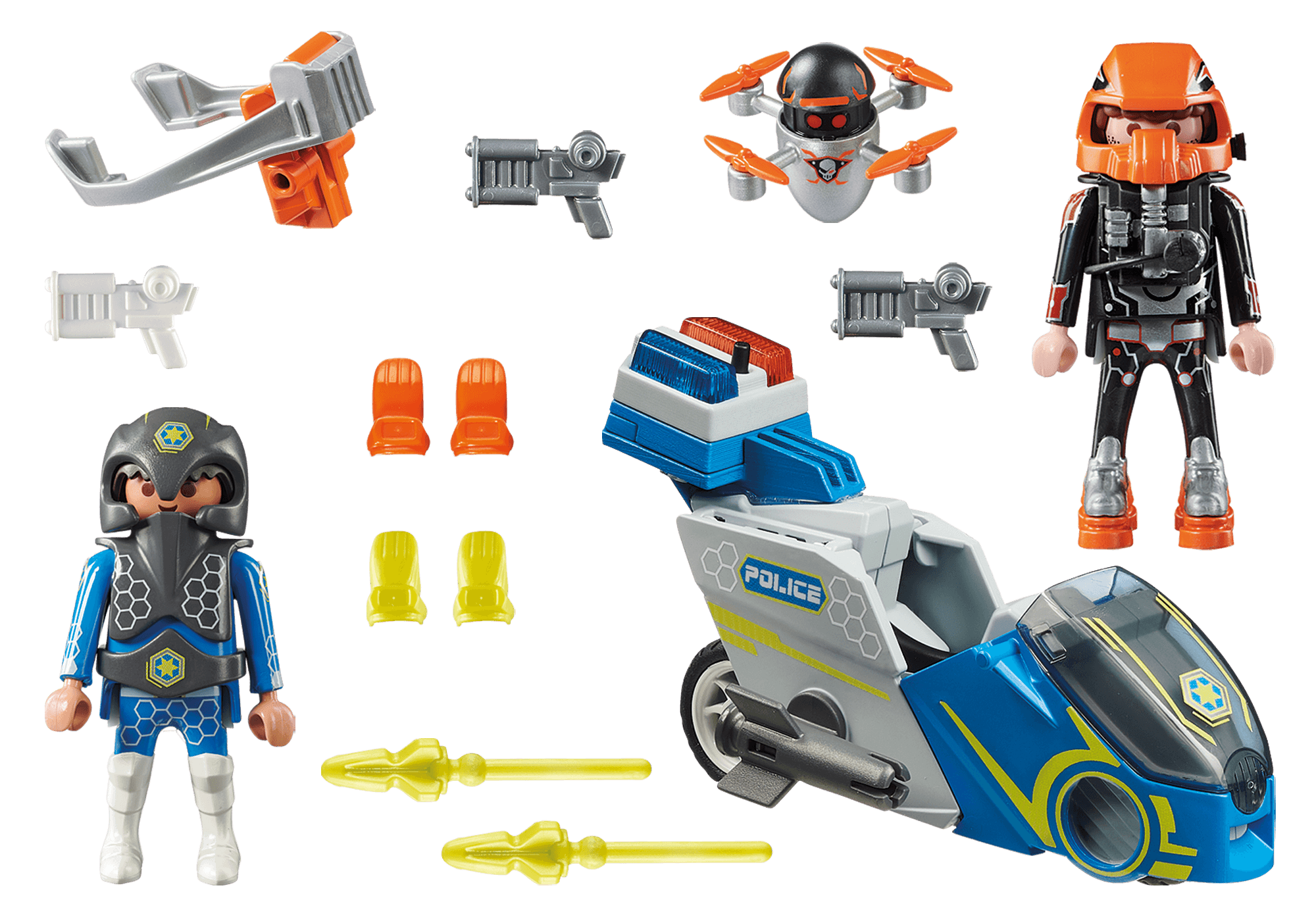 moto playmobil police