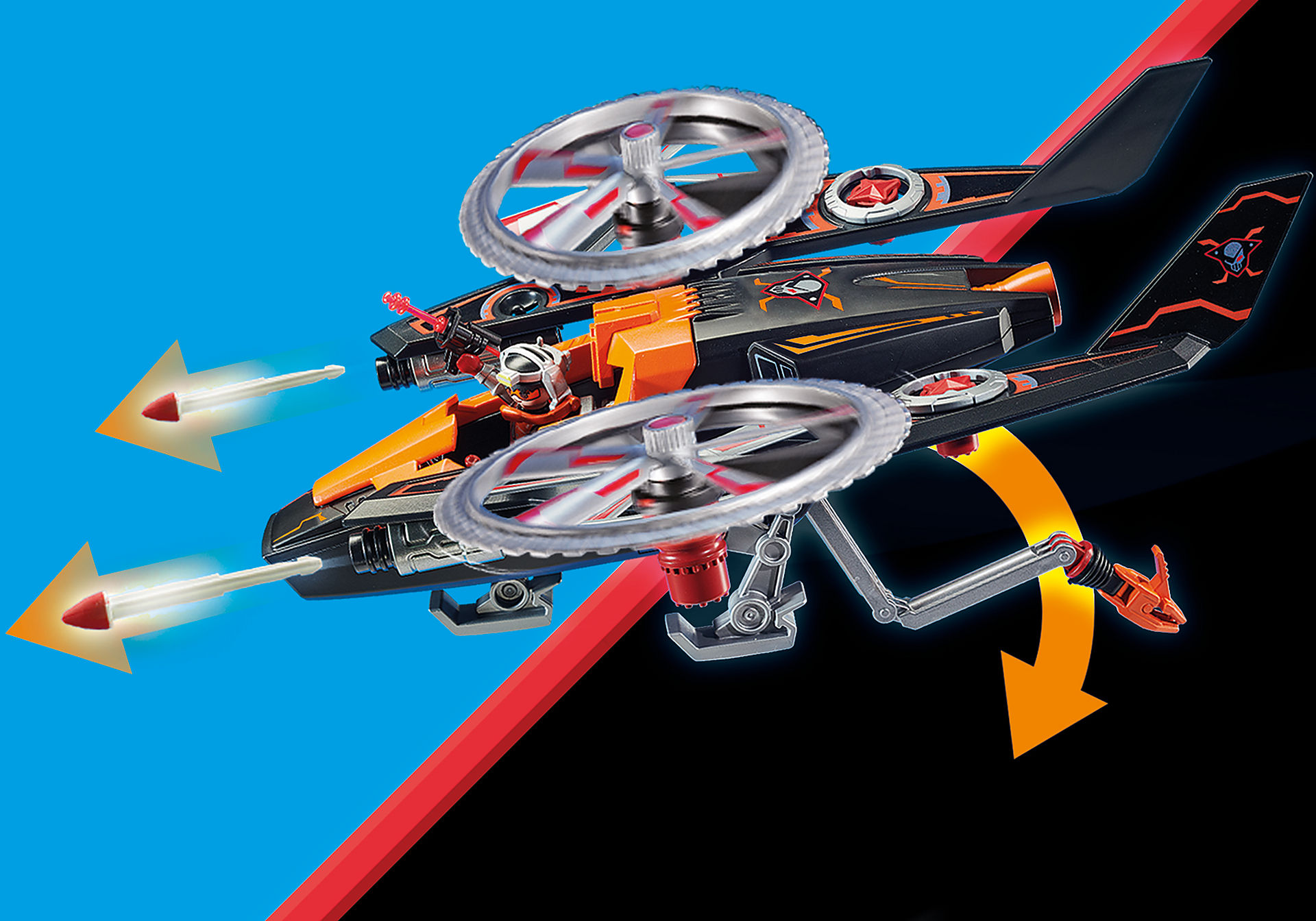 70023 Galaxy Pirates Helicopter zoom image8