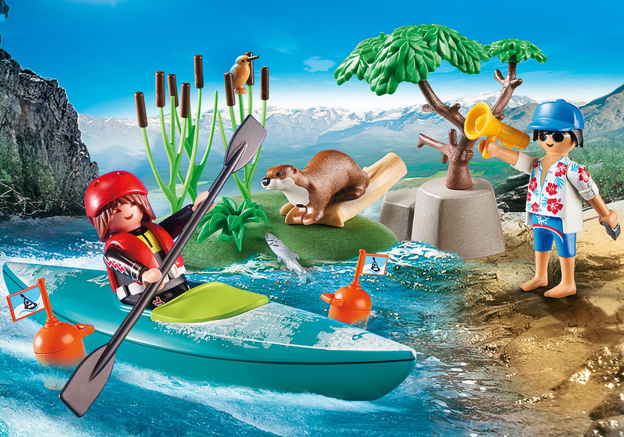 playmobil kayak