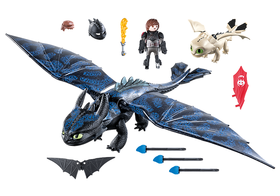 70037 Hiccup and Toothless Playset detail image 3