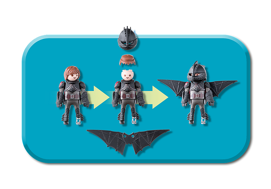 Ohnezahn Und Hicks Mit Babydrachen 70037 Playmobil Deutschland