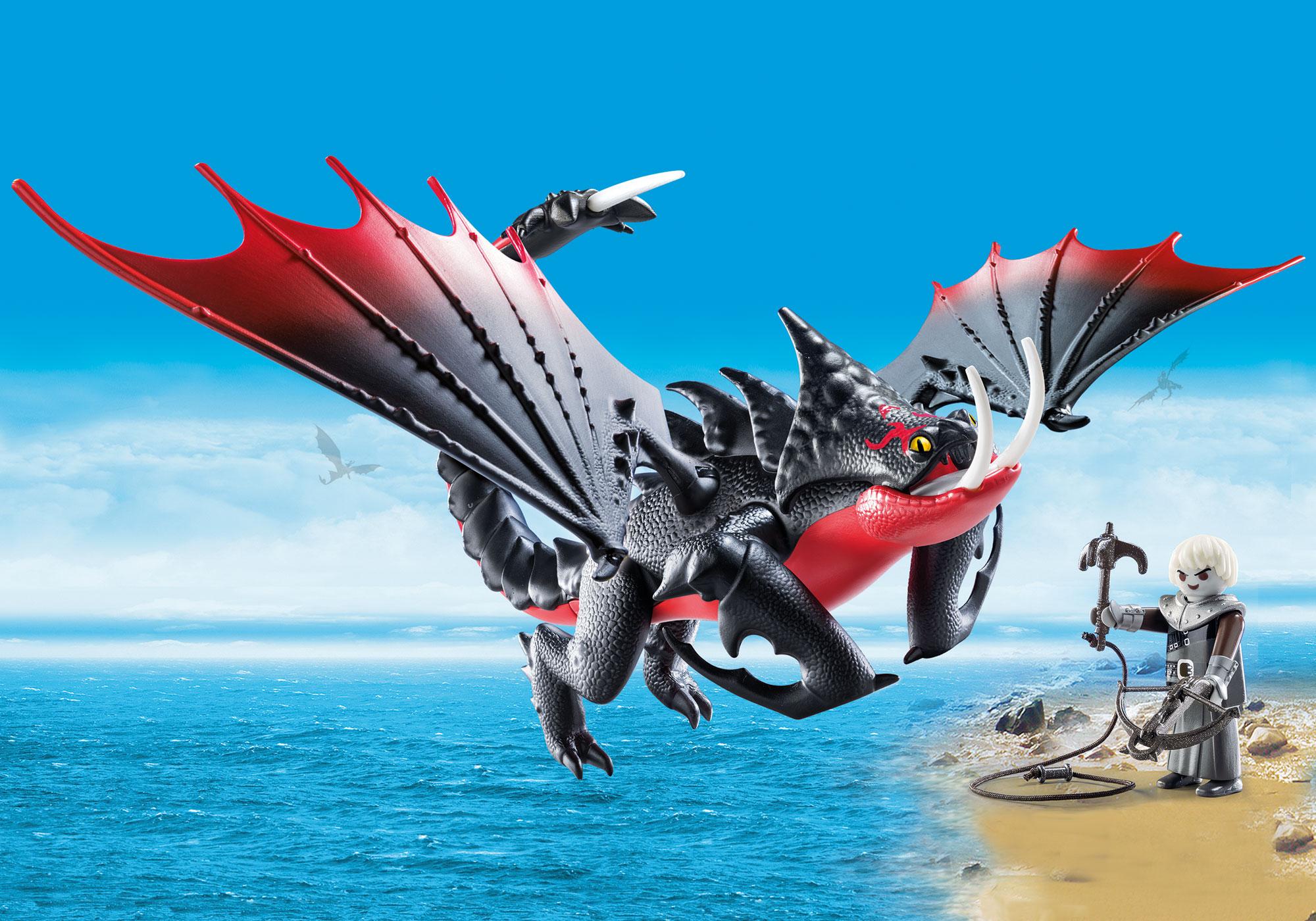 playmobil dragon par dela les rives