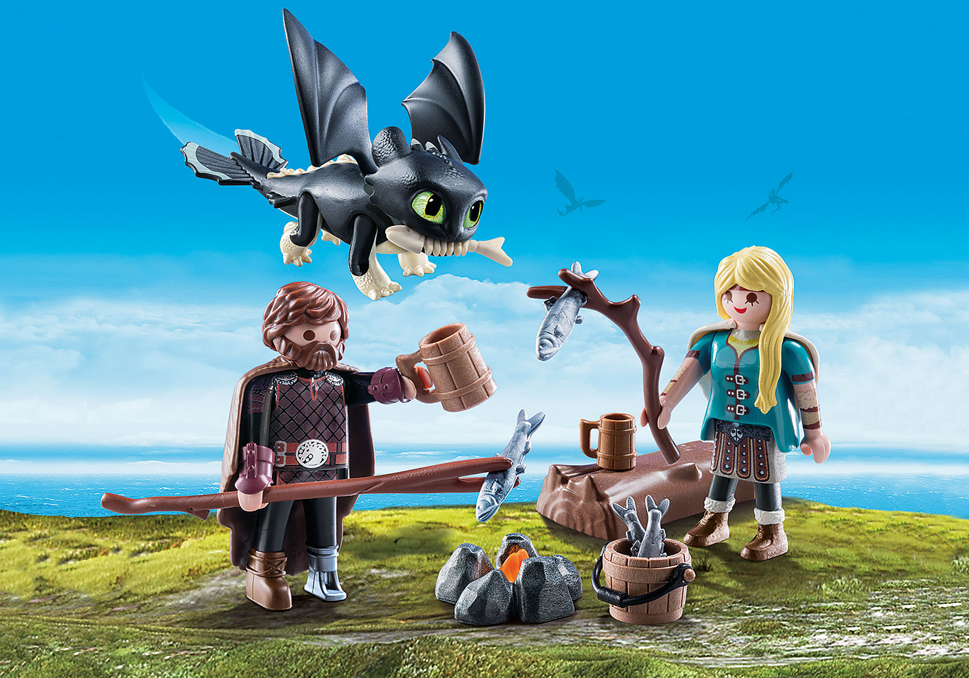 Harold Et Astrid Avec Un Bebe Dragon Harold Et Astrid Avec Un Bebe Dragon