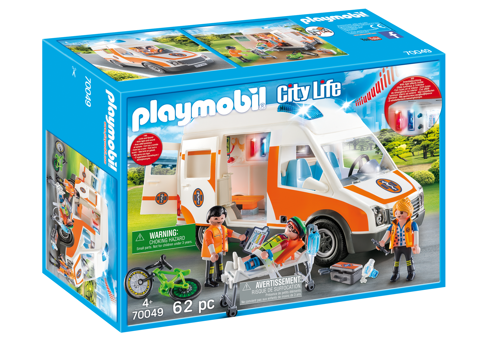 playmobil city action ambulance