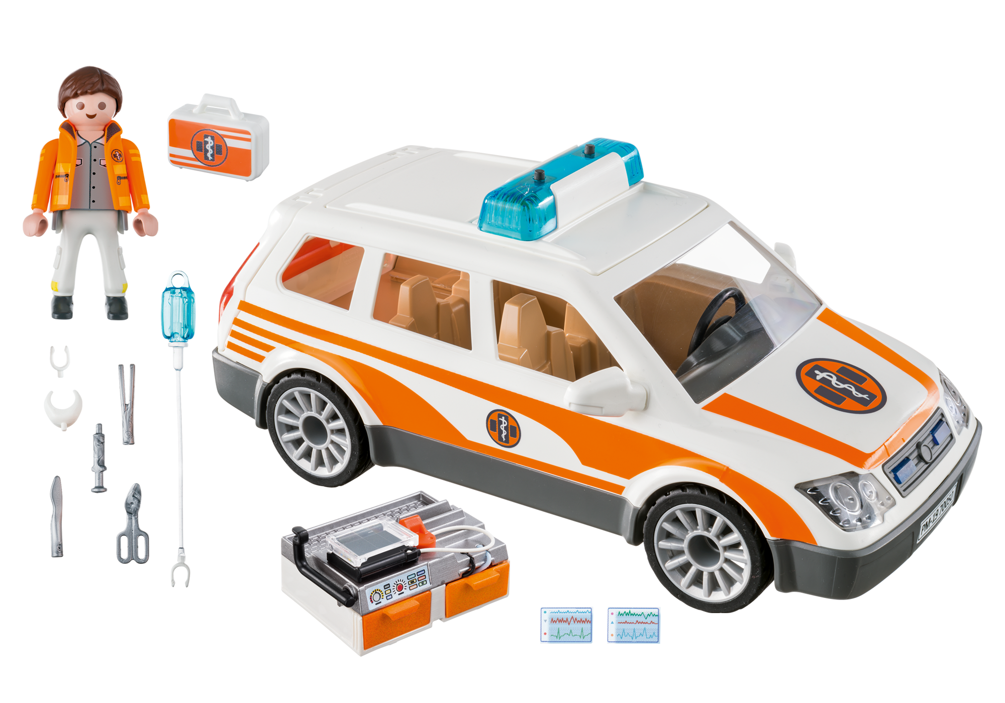 playmobil ambulance car