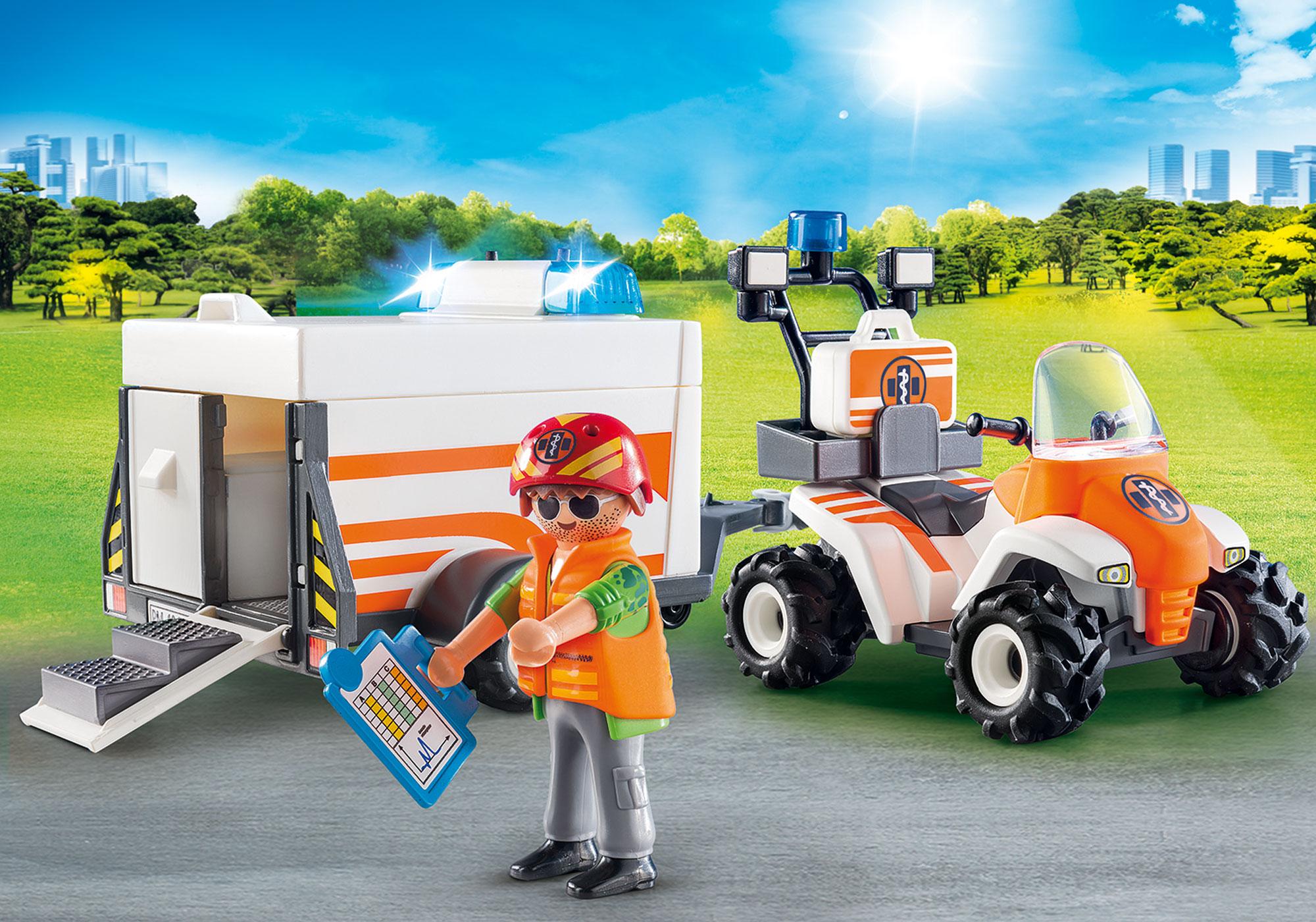 playmobil quad rescate