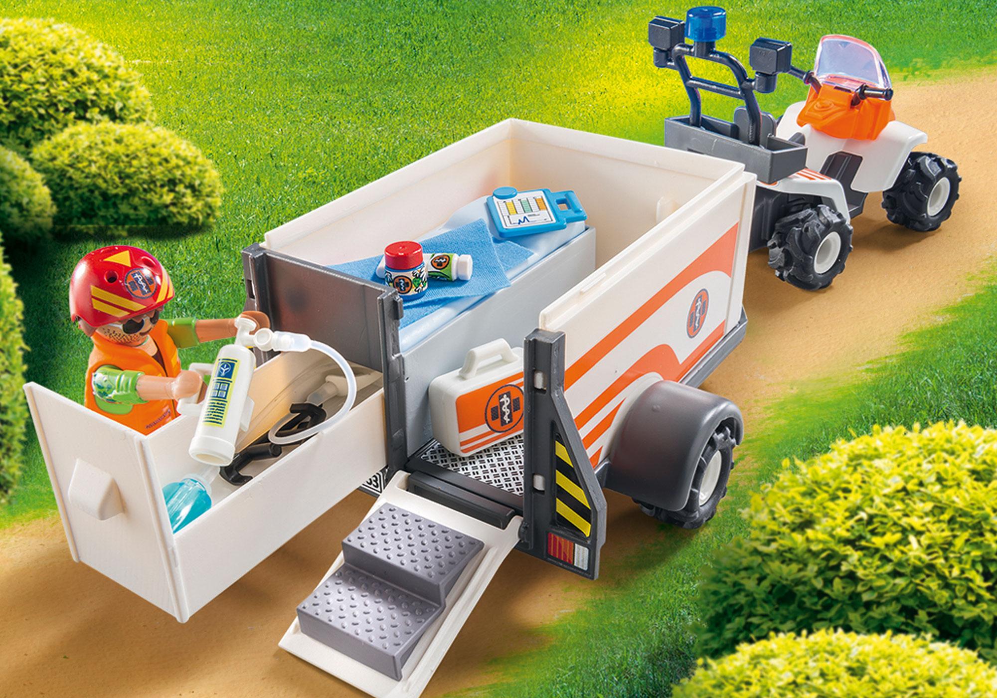 playmobil quad rescate