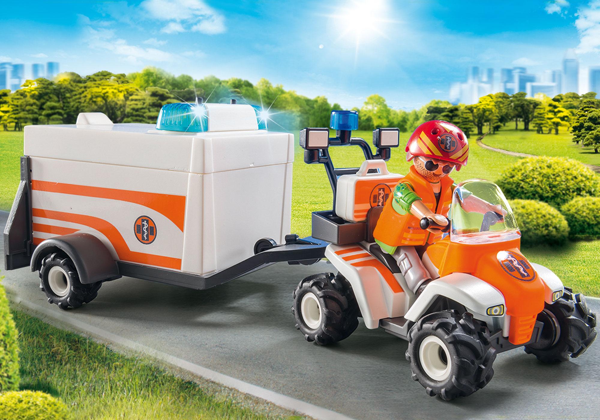 playmobil quad rescate