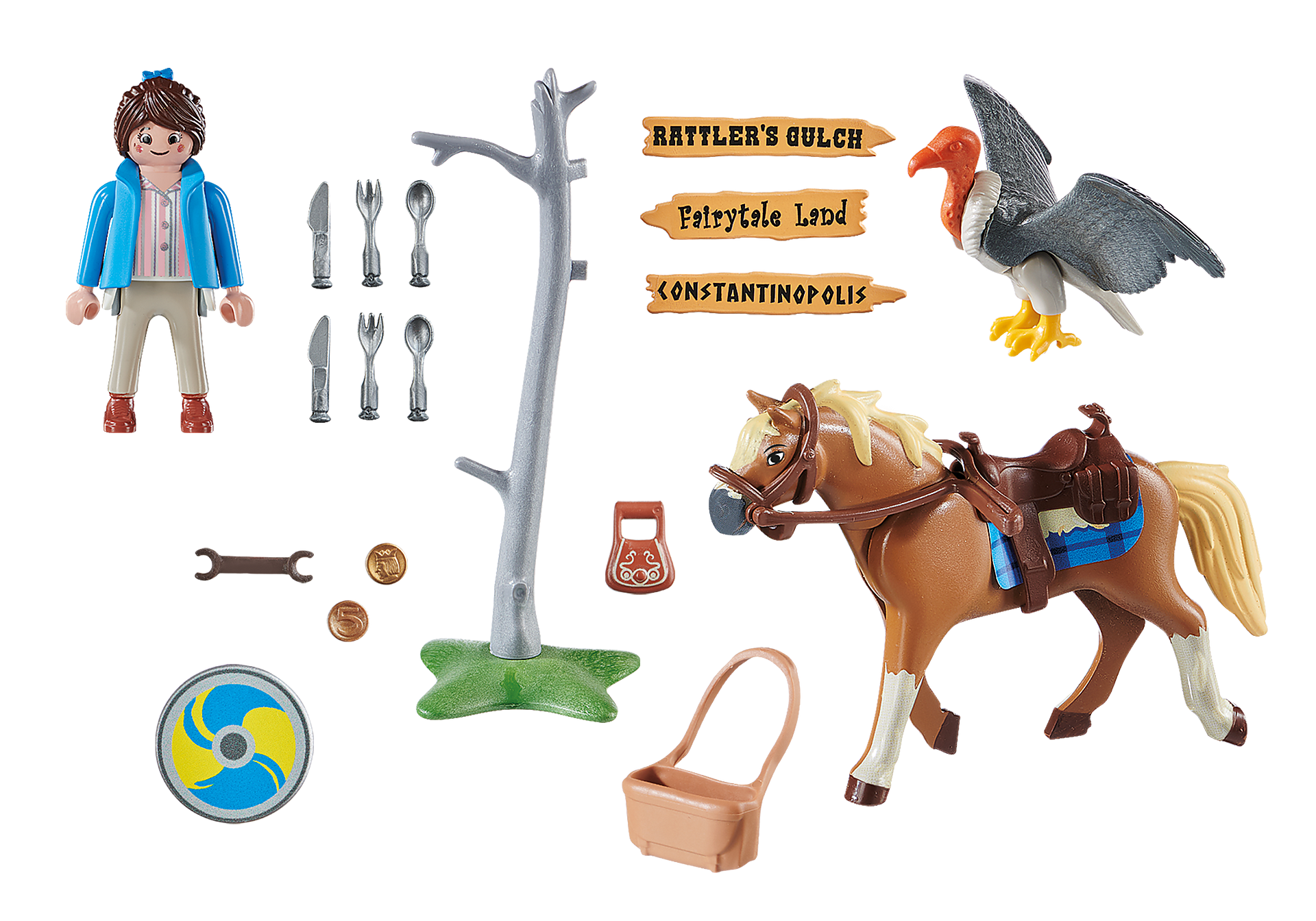 70072 PLAYMOBIL: THE MOVIE Marla with Horse zoom image3