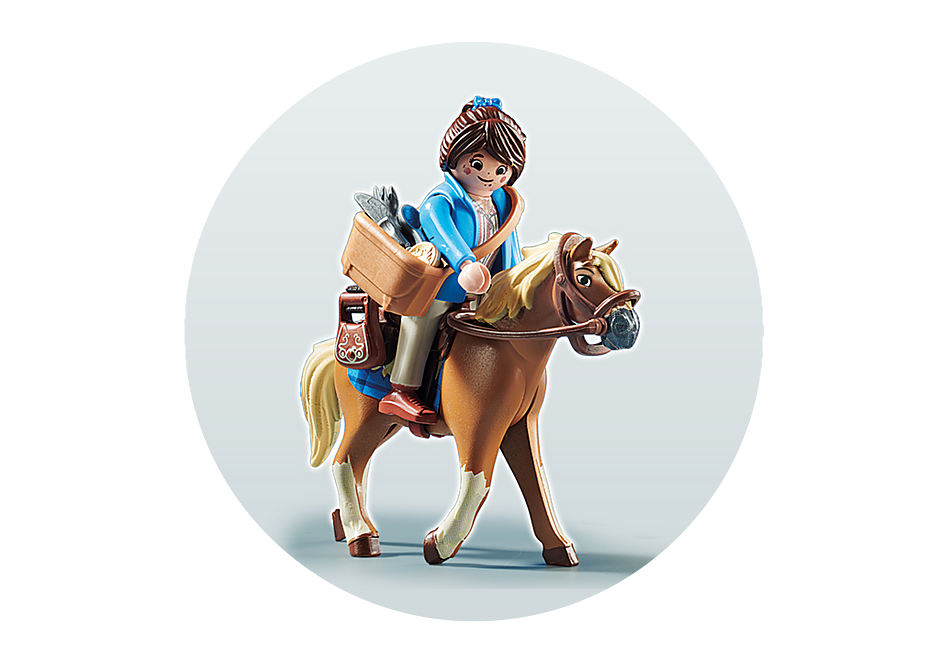 70072 PLAYMOBIL: THE MOVIE Marla with Horse detail image 4