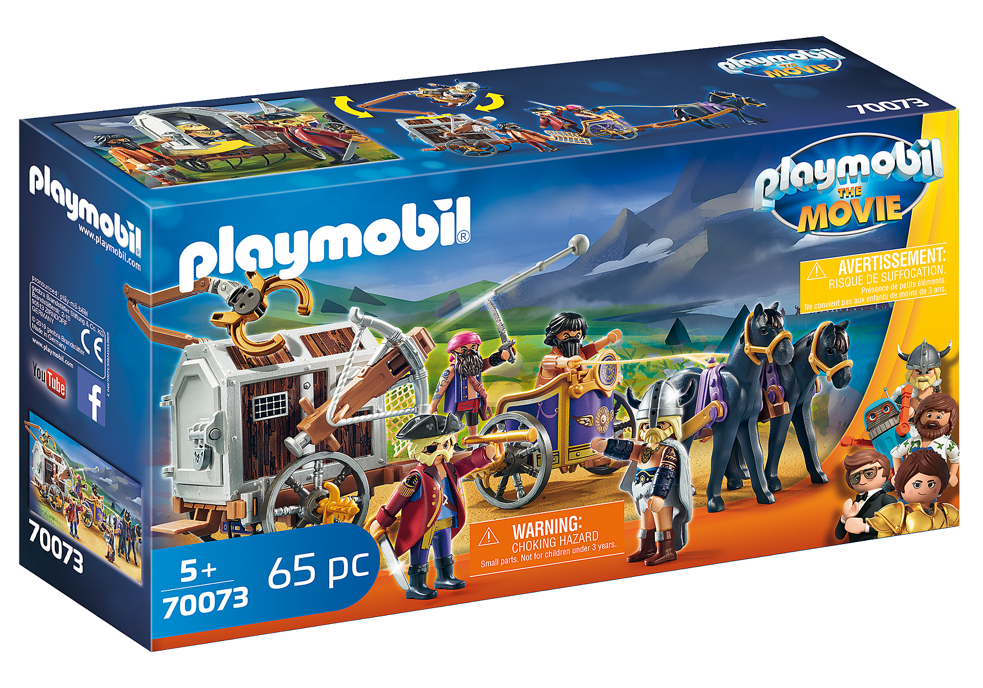 70073 PLAYMOBIL:THE MOVIE Charlie with Prison Wagon zoom image2