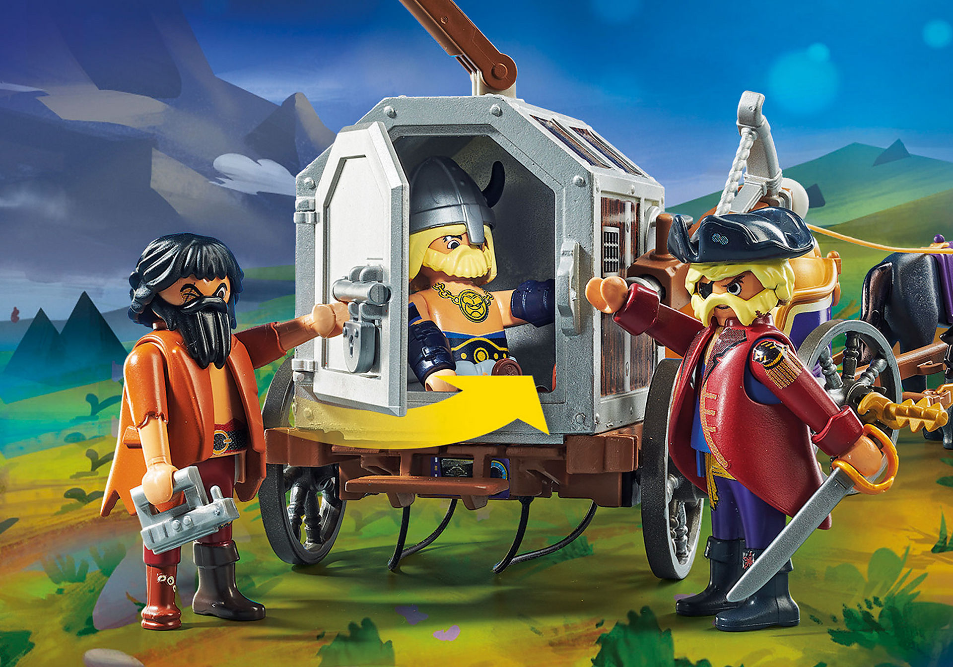 70073 PLAYMOBIL:THE MOVIE Charlie with Prison Wagon zoom image5
