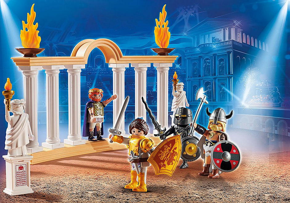 70076 PLAYMOBIL: THE MOVIE Emperor Maximus in the Colosseum detail image 1
