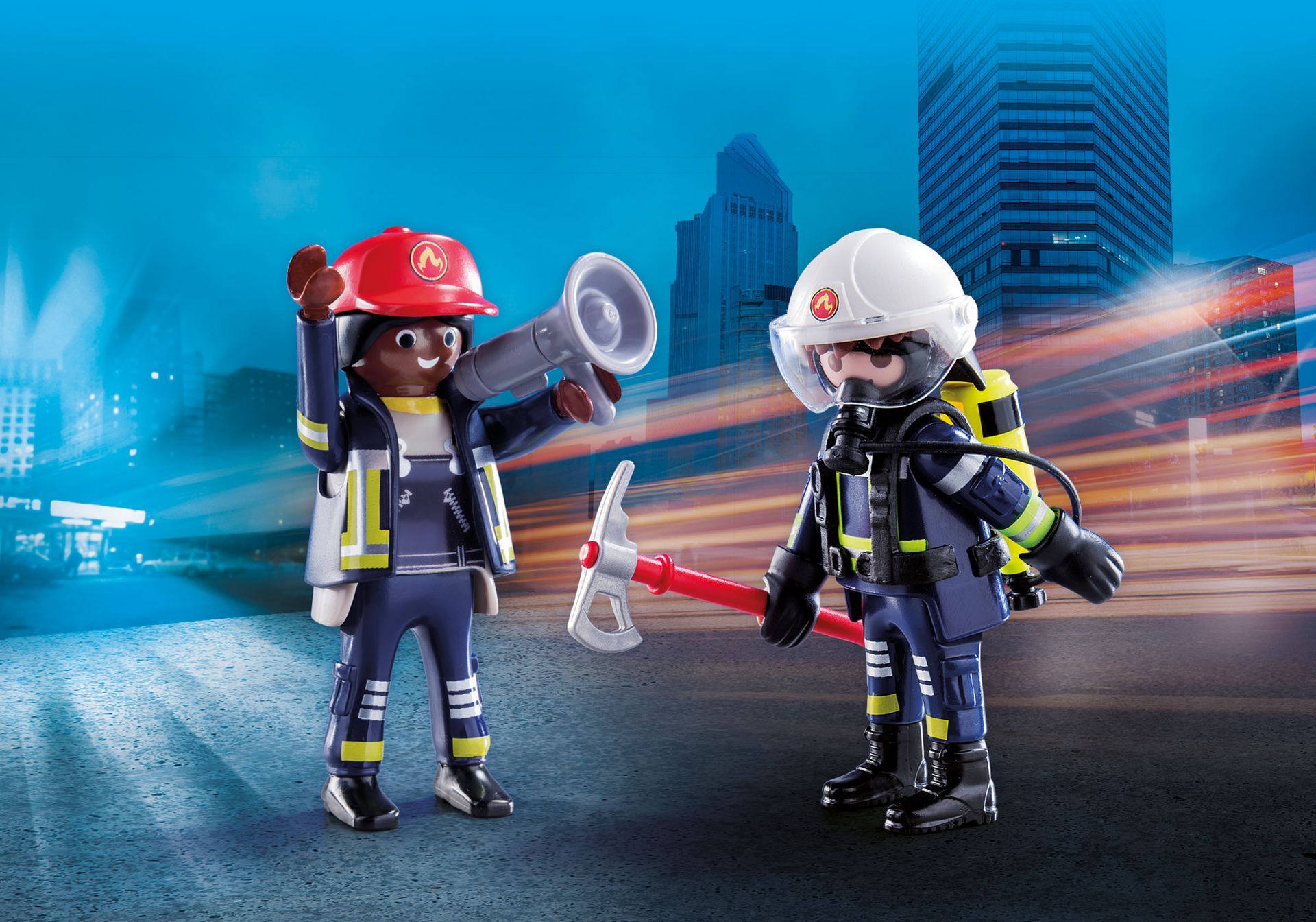 Three Firefighters with Jaws of Life Details about   New Playmobil Add-on 7714 