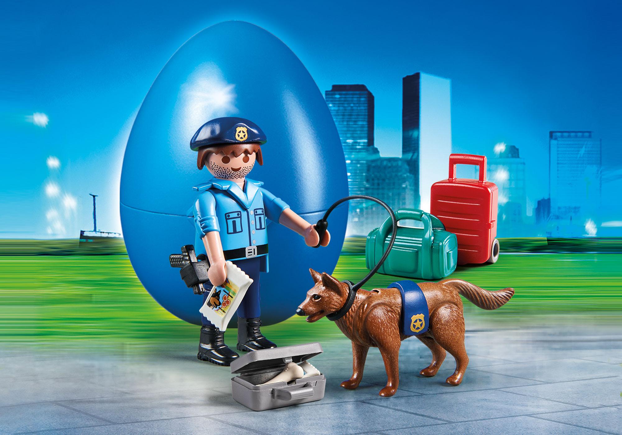 70085 Pol&iacute;cia com C&atilde;o Pisteiro