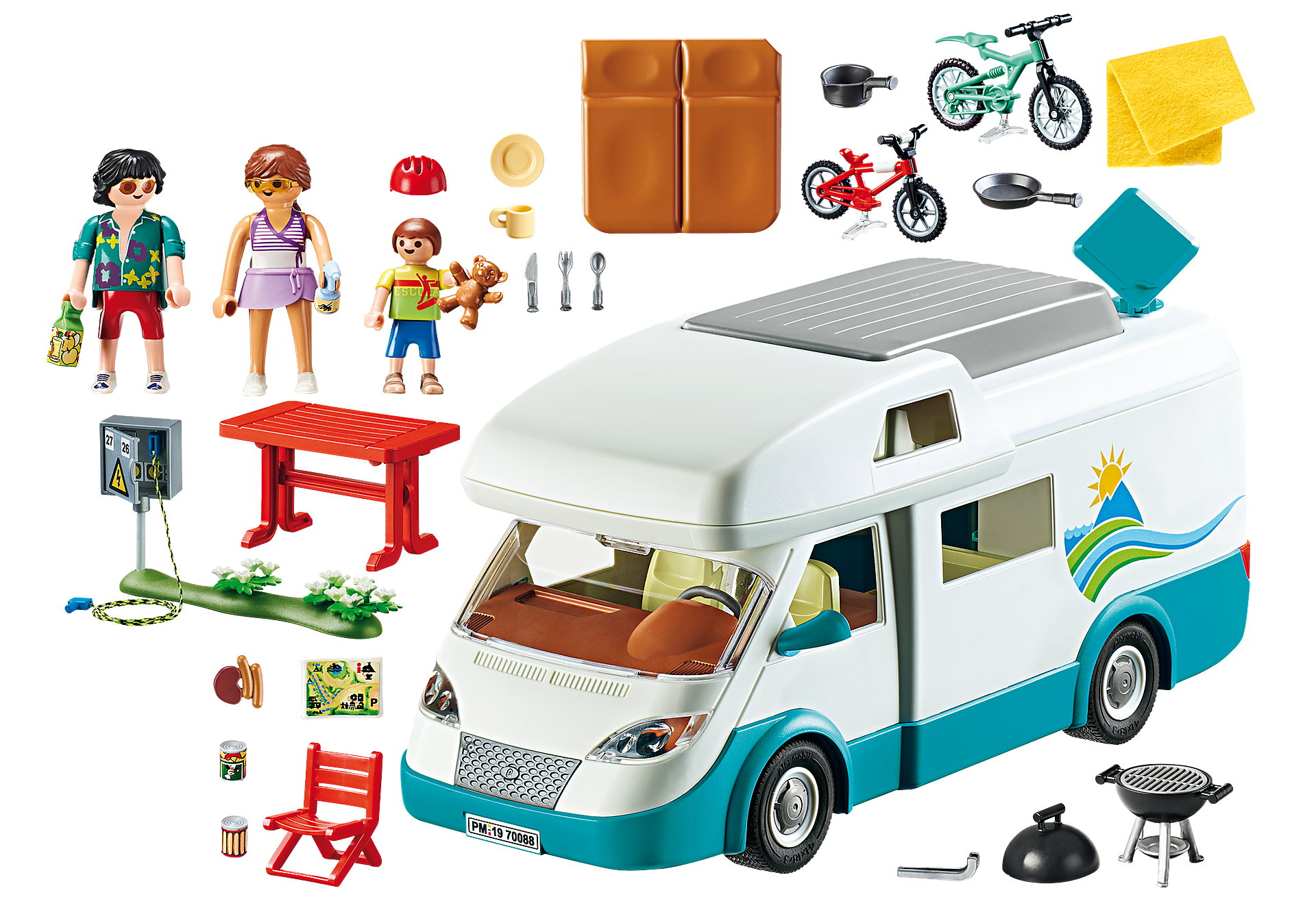 Authorization Be satisfied The Hotel RULOTA CAMPING - 70088 | PLAYMOBIL®