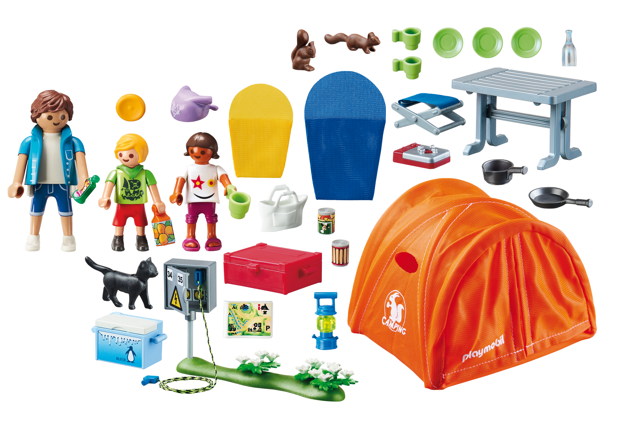 playmobil family camping