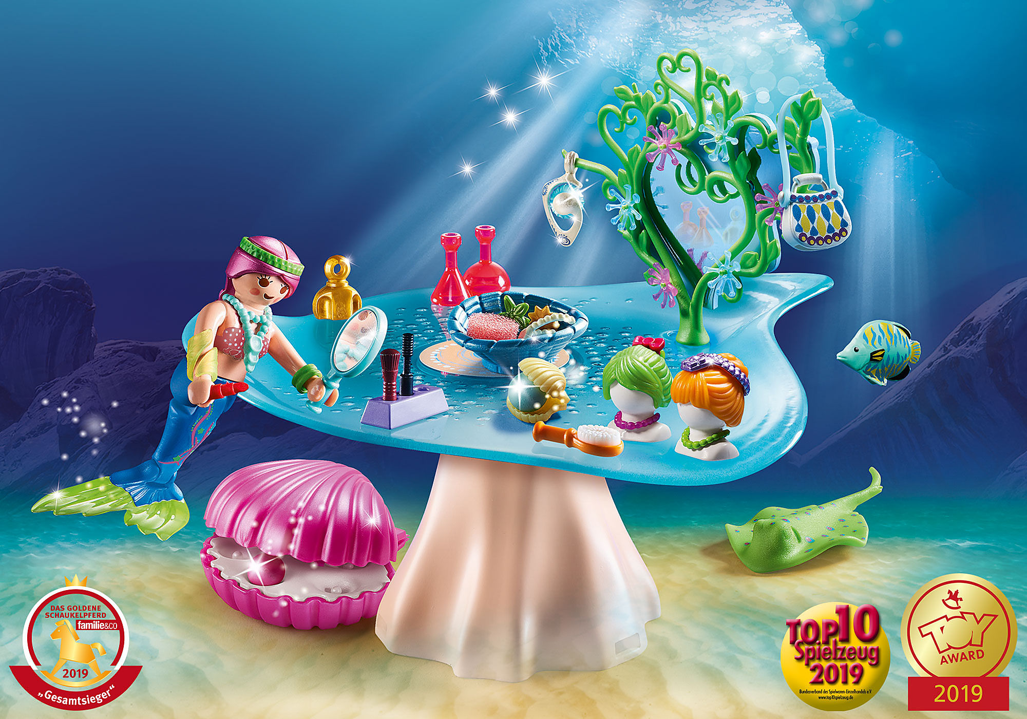  Playmobil Mermaid Beauty Salon with Jewel Case