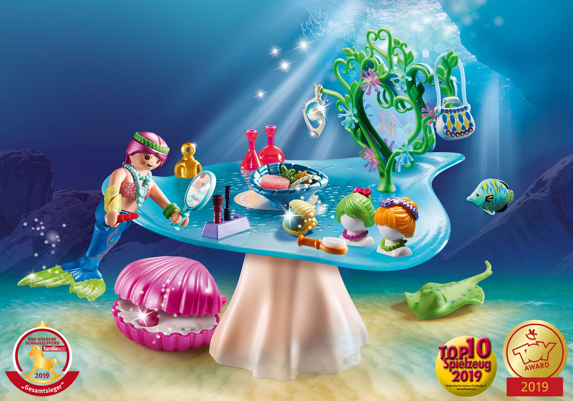 Playmobil 70096 Magic Salão De Beleza Com Caixa Acrílica 