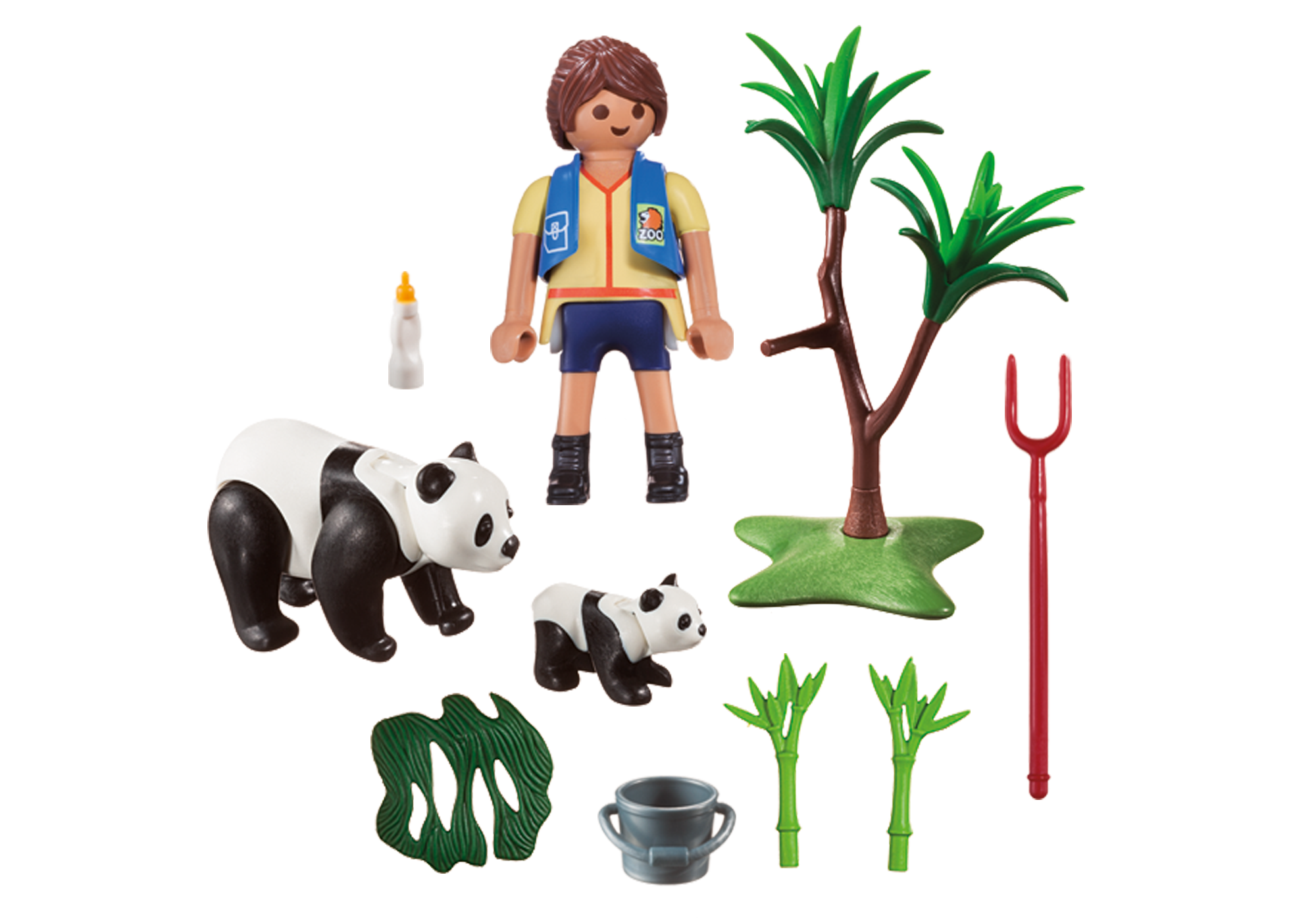 playmobil panda family