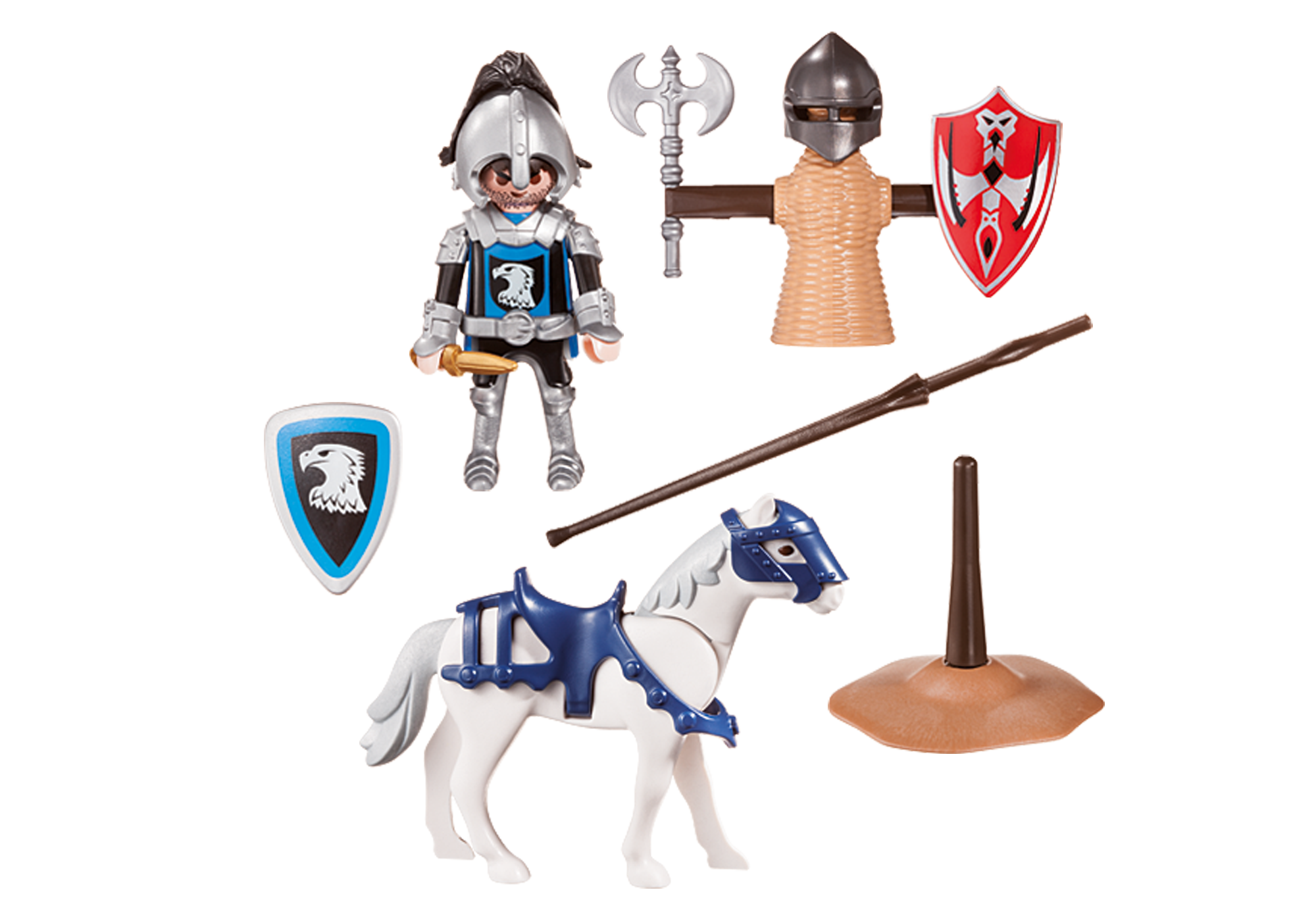 playmobil knights and horses