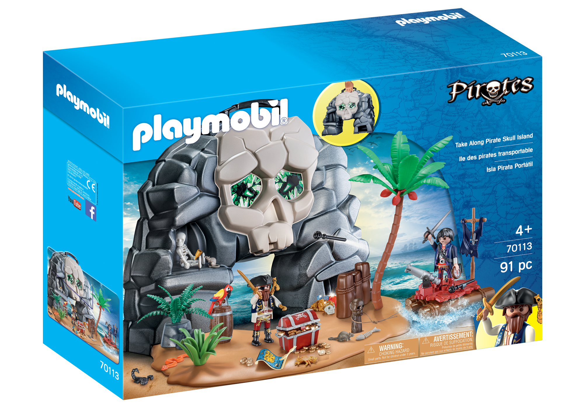 playmobil pirate treasure chest