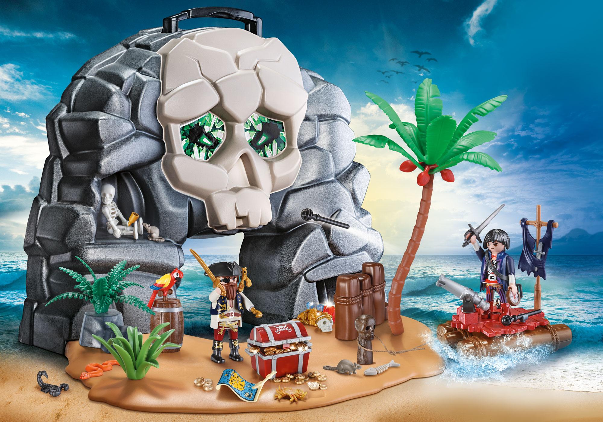 playmobil pirate skull island