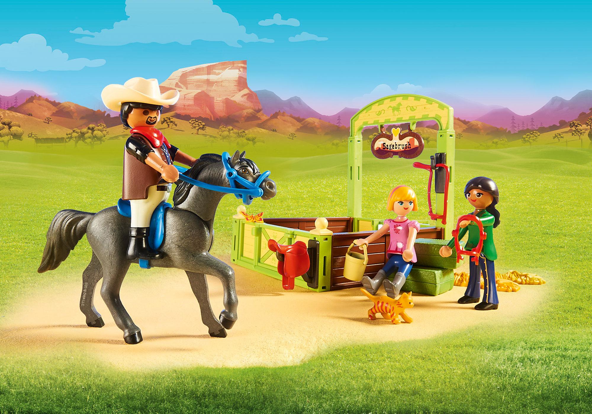 playmobil horse and rider