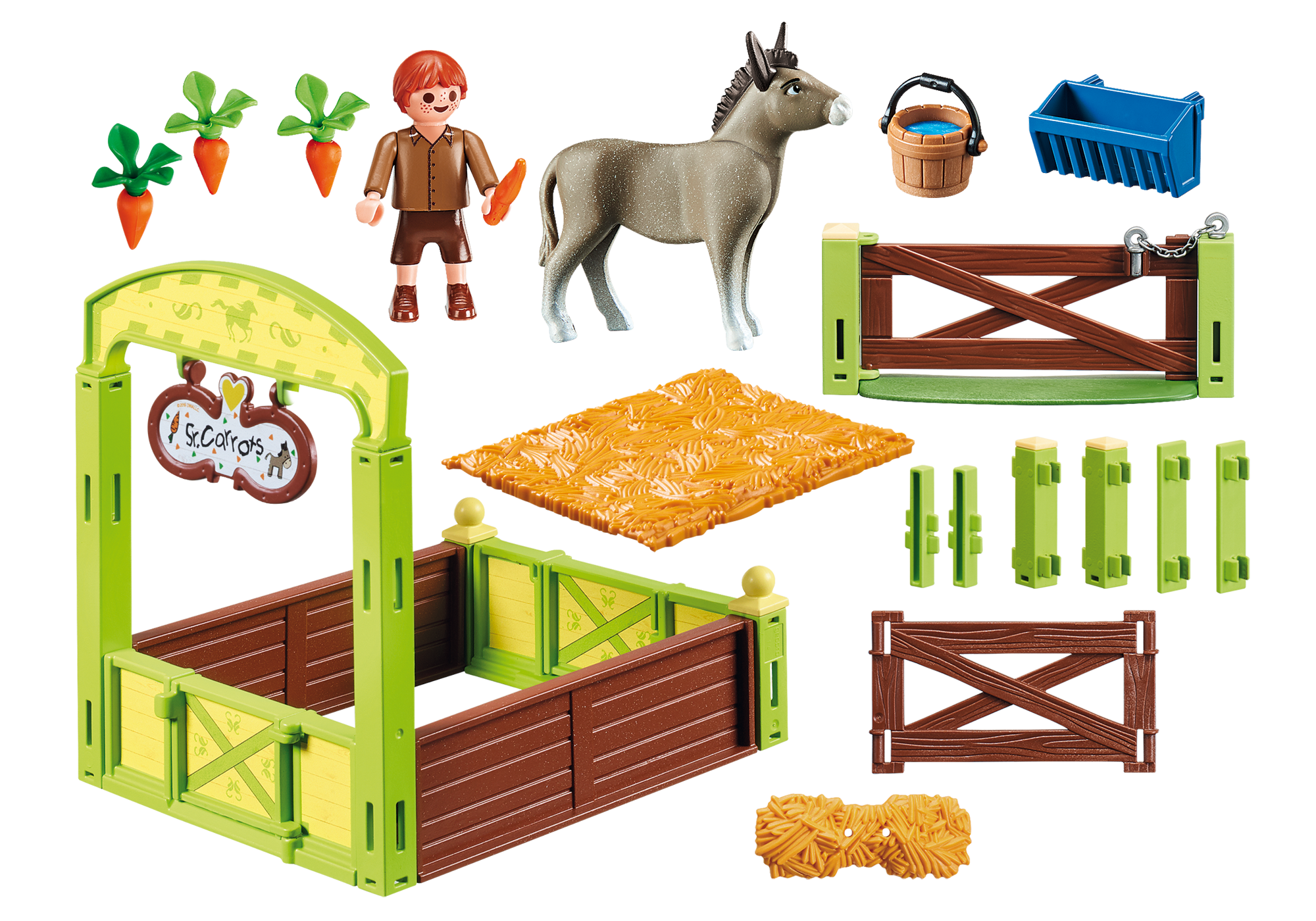 playmobil lucky and spirit with horse stall