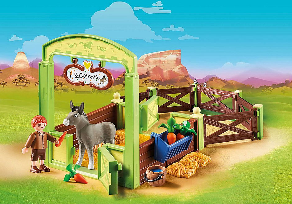 70120 Snips and Señor Carrots with Horse Stall detail image 1