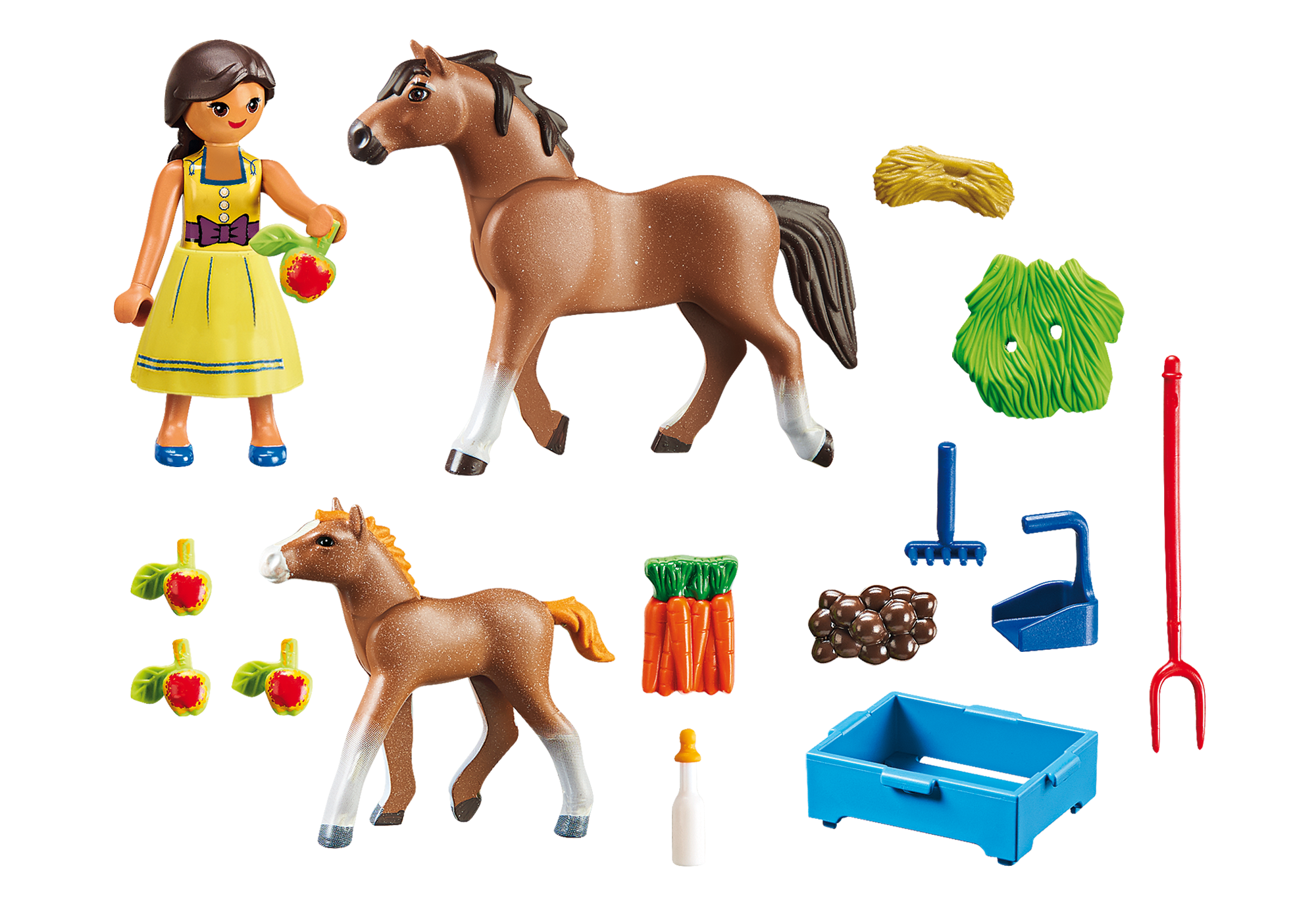 70122 Pru com Cavalo e Potro detail image 3