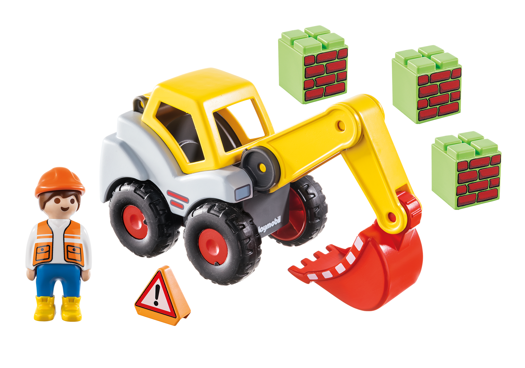 playmobil excavator