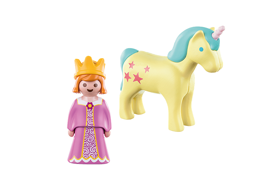 70127 1.2.3 Princesa con Unicornio detail image 3