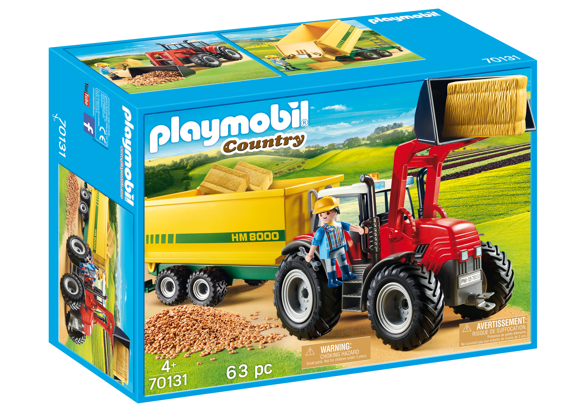 Tractor with Feed Trailer - 70131 -
