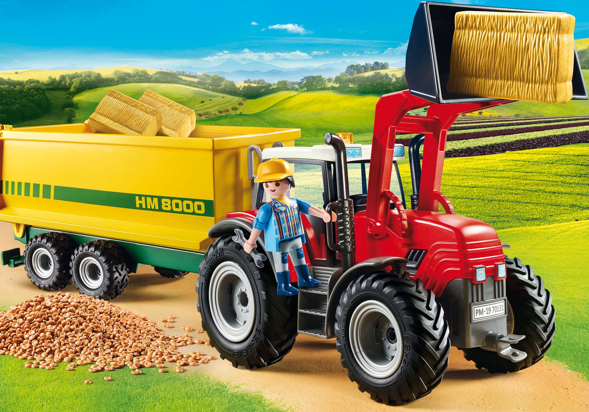 70131 Trator com Reboque