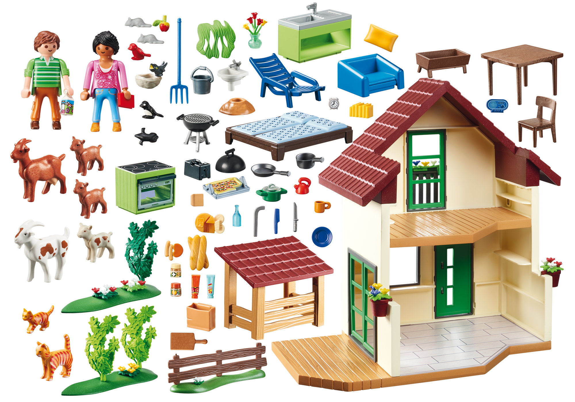 maison des fermiers playmobil