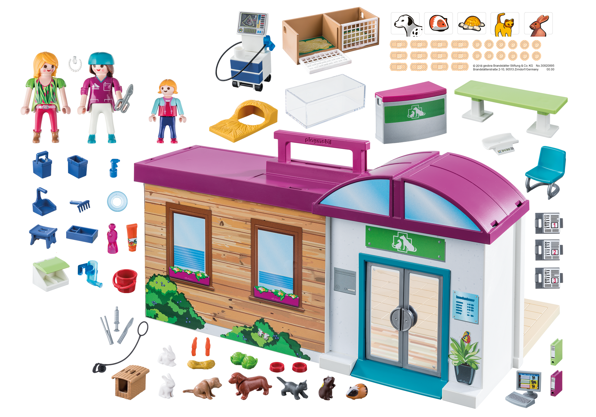 playmobil hospital maletin