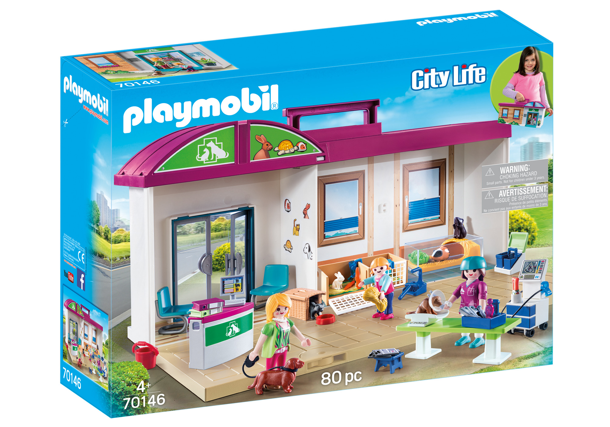 playmobil hospital maletin