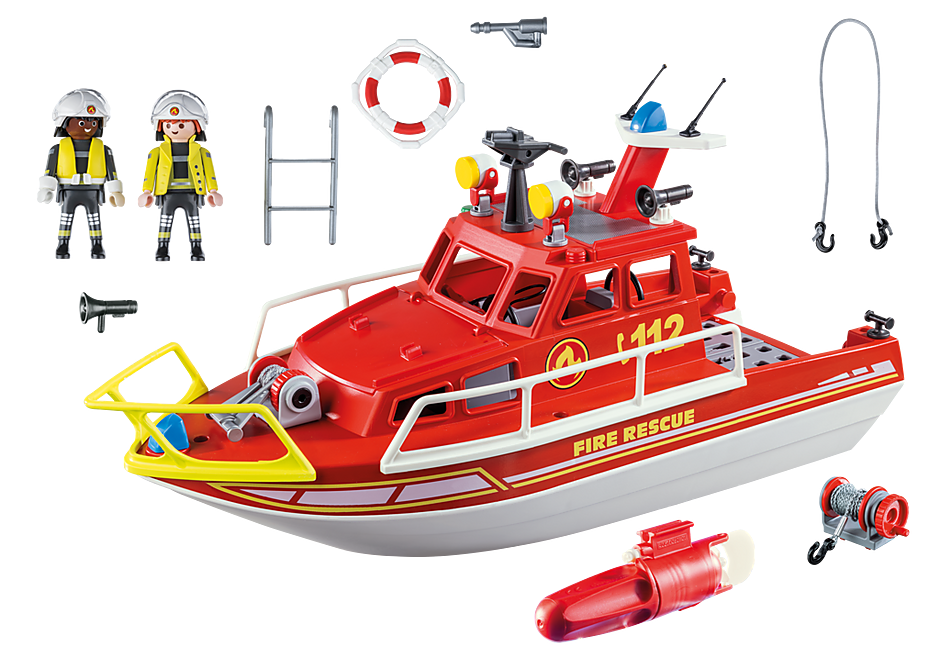 70147 Fire Rescue Boat detail image 3
