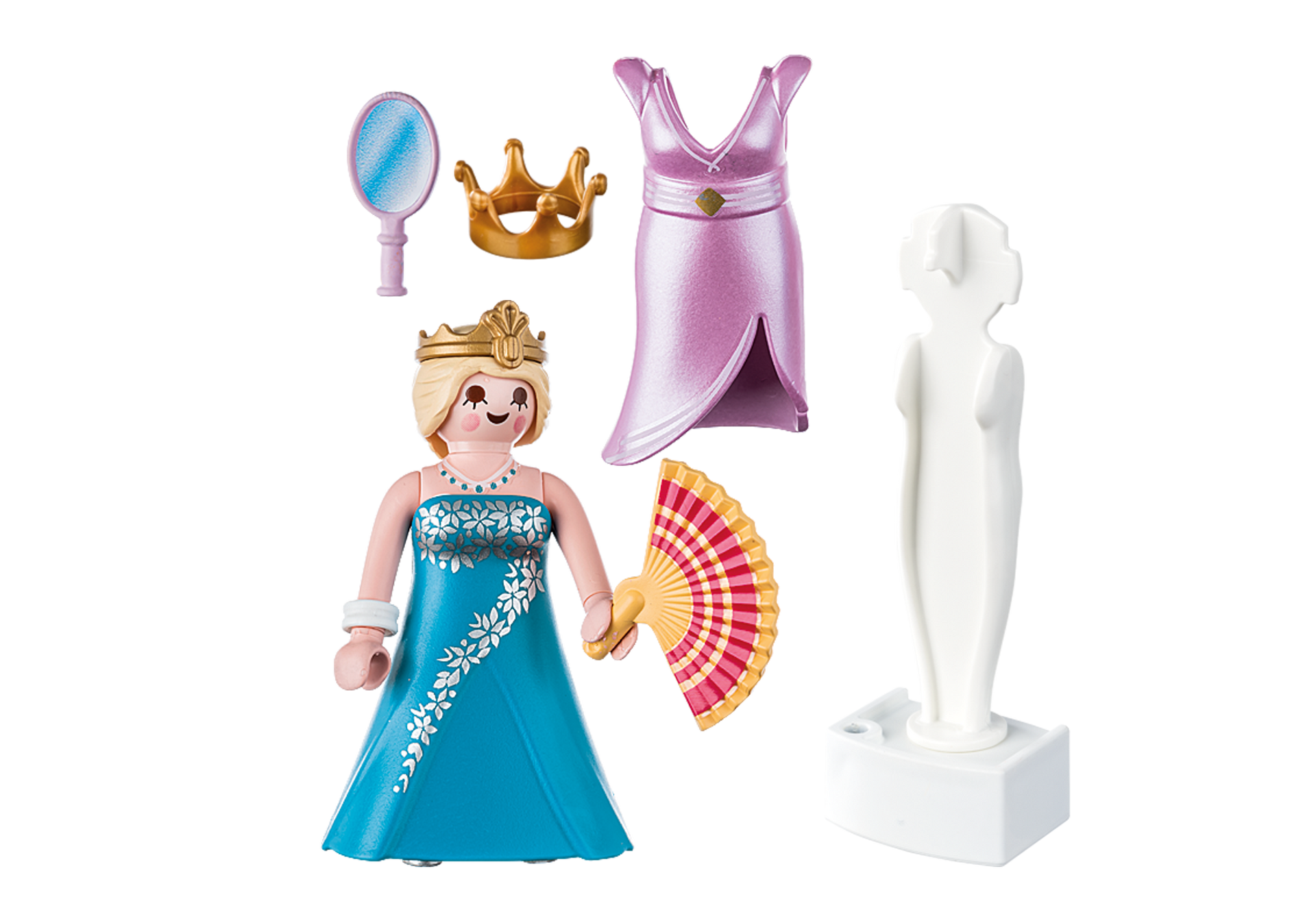 Playmobil princesses-mannequin couture door light green dress 5148 h375 
