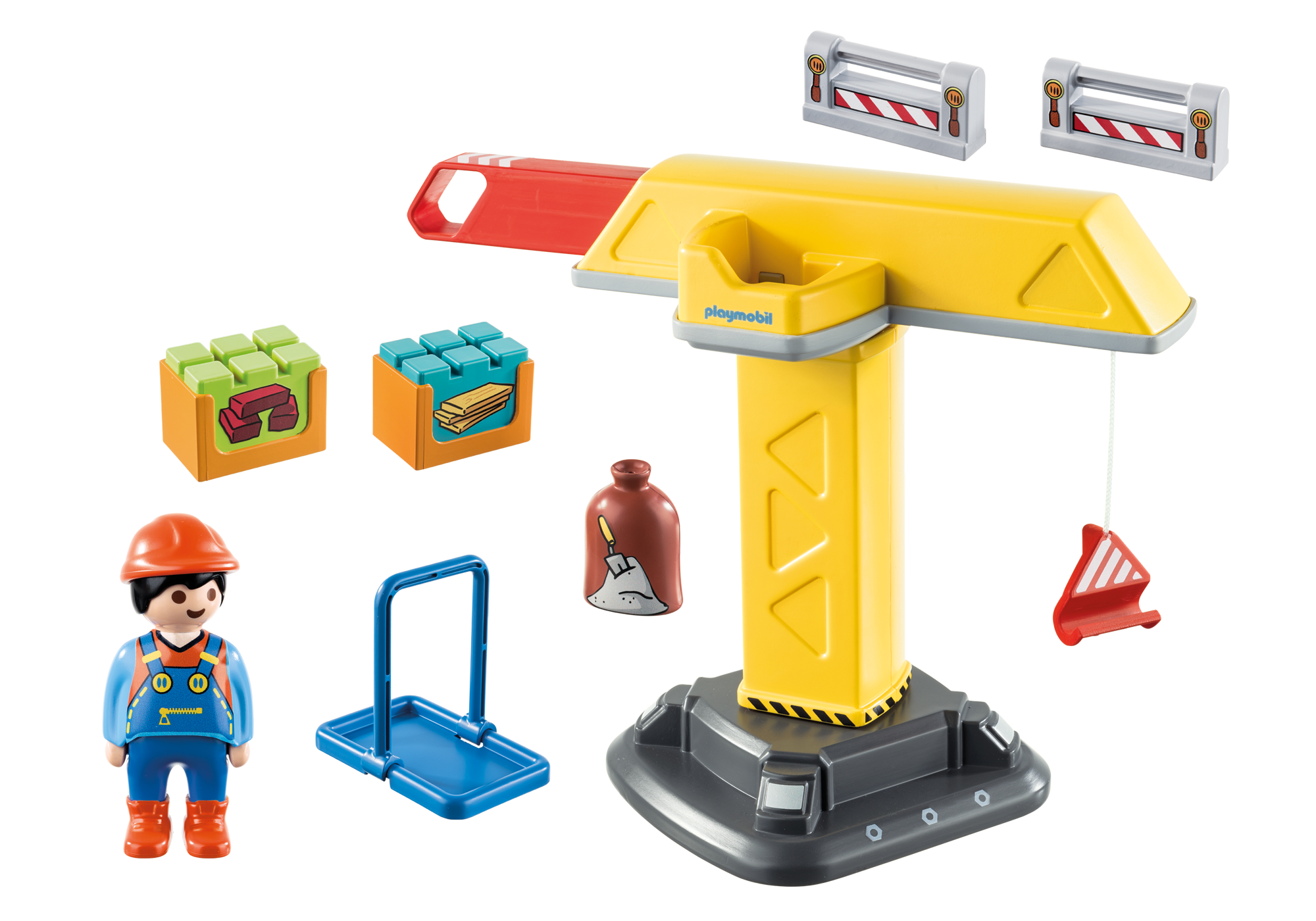 playmobil construction crane