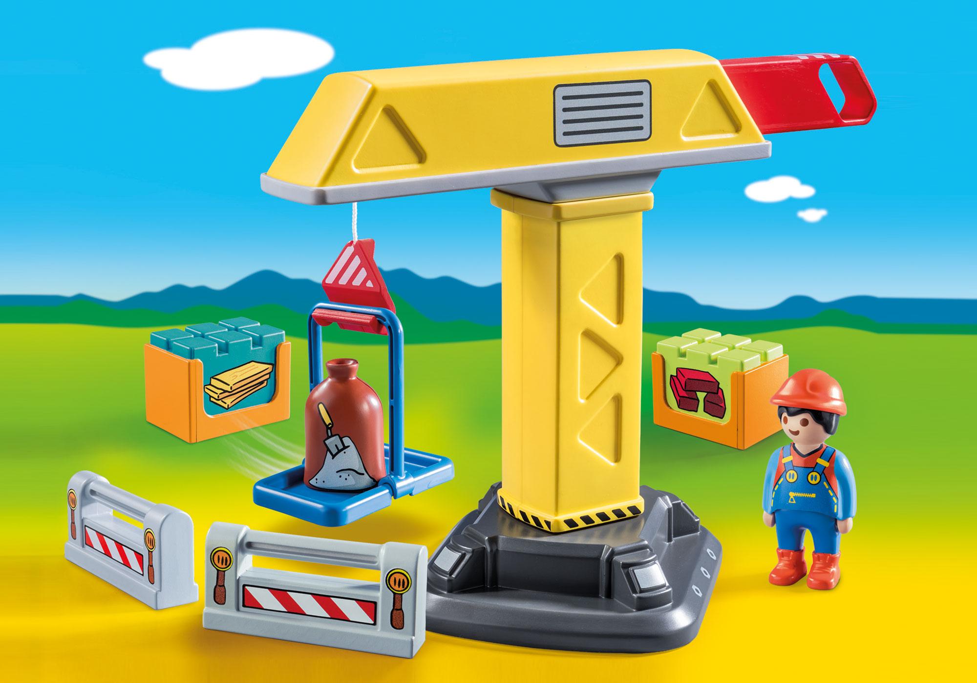 grue chantier playmobil